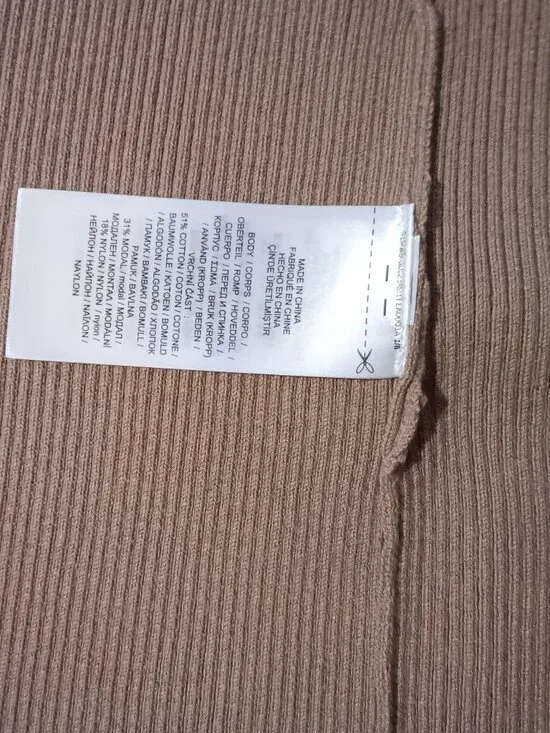 Lauren Ralph Lauren Cotton-Blend Cardigan and Cotton Satin Shirt - Picture 7 of 11